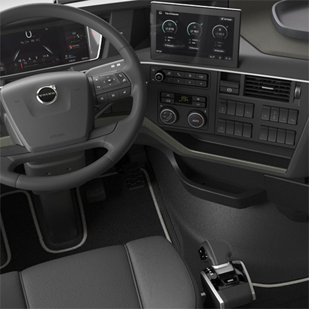 Volvo FH Aero with vinyl and textile trim robust, interior trim level